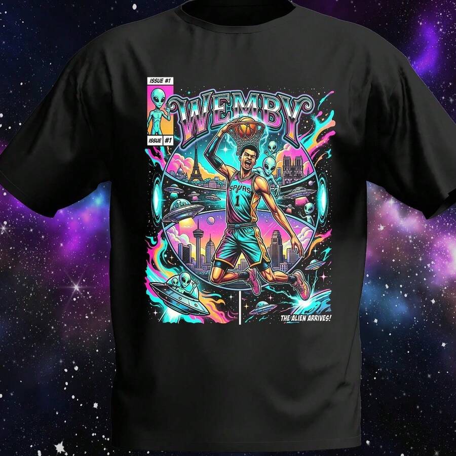 El extraterrestre llega a Wemby - Negro - Ver 1