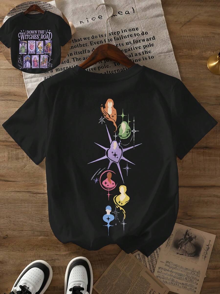 Women T-Shirts - Black - View 1