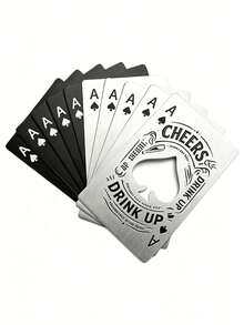Halloween Spades A Poker Bottle Opener Personalized Pattern - View 7