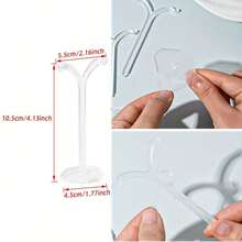 Practical Acrylic Jewelry Storage Display Rack, Suitable For Jewelry Display Storage, Office And Study Supplies - Transparent - View 3