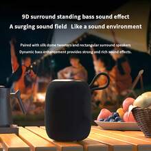 Lenovo SC3306 Speaker Bluetooth Suara Surround Super Subwoofer Audio Rumah Volume Besar Bass Kuat Speaker Portabel Luar Ruangan - View 5