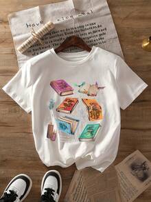 Women T-Shirts - White - View 2