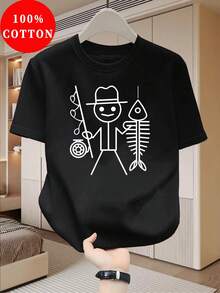 Men Outdoor Tees & Tanks - 黑色 - 查看 1