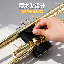 通用 B 鍵小活塞區域保護手墊，防止汗水腐蝕，適合長期使用 - 小號護手套黑皮革 - 查看 6