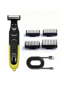 Handheld Electric Shaver, Provides And Comfortable Grip. Designed Specifically For Men, Equipped With Detachable Shaving Head, Easy To Clean. Perfect Gift Choice For Christmas, Father's Day Or Labor Day, Battery Capacity 600mAh - Black - View 11