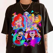 90s Movie T-Shirt, Travel T-Shirt - Black - View 1