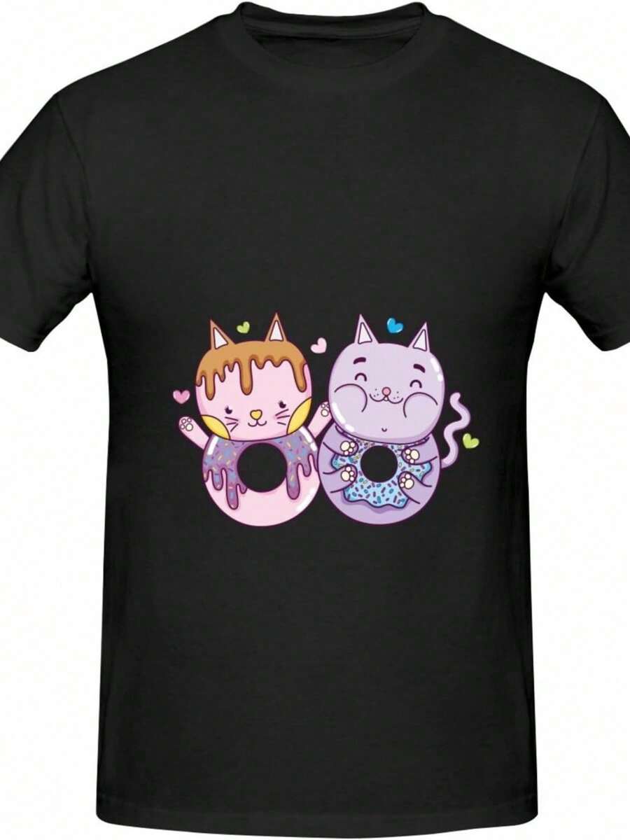 Camiseta 100% Algodón Puro - Negro 12 - Ver 1