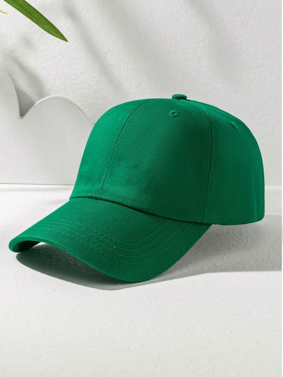 1pc Green Plus Size Large Head Circumference Baseball Cap - A - View 1