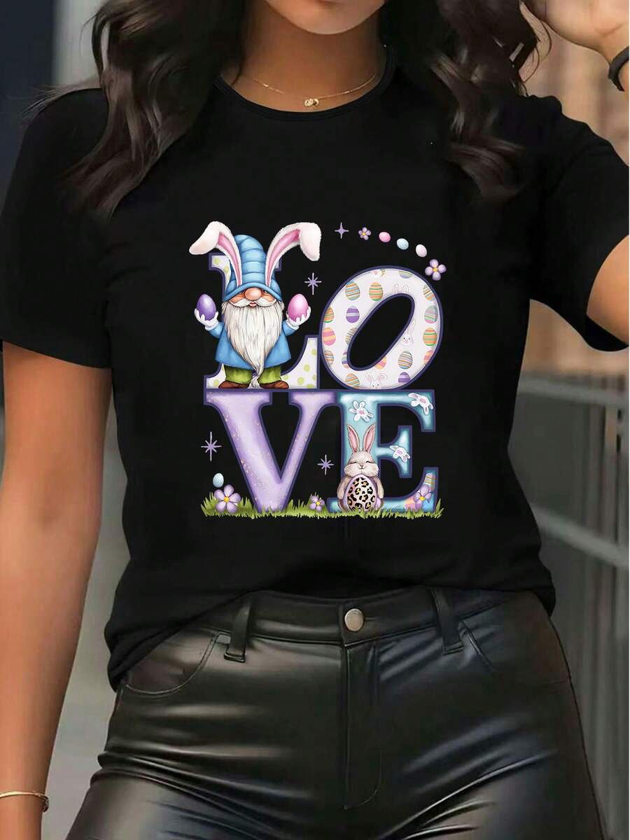 Women T-Shirts - Black - View 1