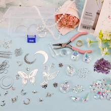 400pcs Sunshine Catcher Craft Kit, Adult DIY Art Set, Hanging Prism Sunshine Catcher With Crystal Rainbow Maker, Suitable For Indoor Windows, Home, Wedding, Garden, Christmas Decor - 400pcs DIY Hummingbird Butterfly - View 6