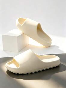 Unisex Indoor Home Slippers, Men's EVA Outdoor Beach Sandals - Beige - View 8