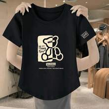 78 Right Side Black [middle] Drawing Of a Bear