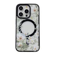 磁吸花朵 Apple 17/16/15/14/13/12 Pro Max 手機殼 磁吸充電保護套 透明極簡高級防摔 - 多色8 - 查看 6