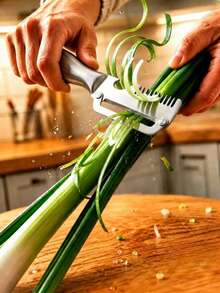 1pc Stainless Steel Peeler, Dual-Use Slicer & Julienne Cutter With Bottle Opener. Sharp, Sturdy And Ergonomic. Perfect For Home Use, Outdoor Cooking, Camping, RV, Picnic, Hiking And Road Trips. Ideal Kitchen Accessory And Thoughtful Fathers Day Gift. - Multicolor - View 6