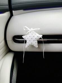 Cute Polka Dot Five-Pointed Star Car Air Vent Clip, Car Interior Decoration, Car Accessories - Five-pointed Star - View 3