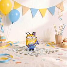 Miniso 1Pc  3D Pop-Up Greeting Card, Funny Game Character Design Birthday/Party Invitation Card For Kids Fans, With Envelope, Creative Gift - View 5
