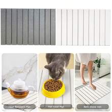 Foldable Stone Dish Drying Mat Super Absorbent Diatomaceous Earth Drying Mats - White - View 7