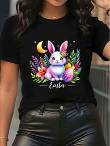 Women T-Shirts - Black - View 1