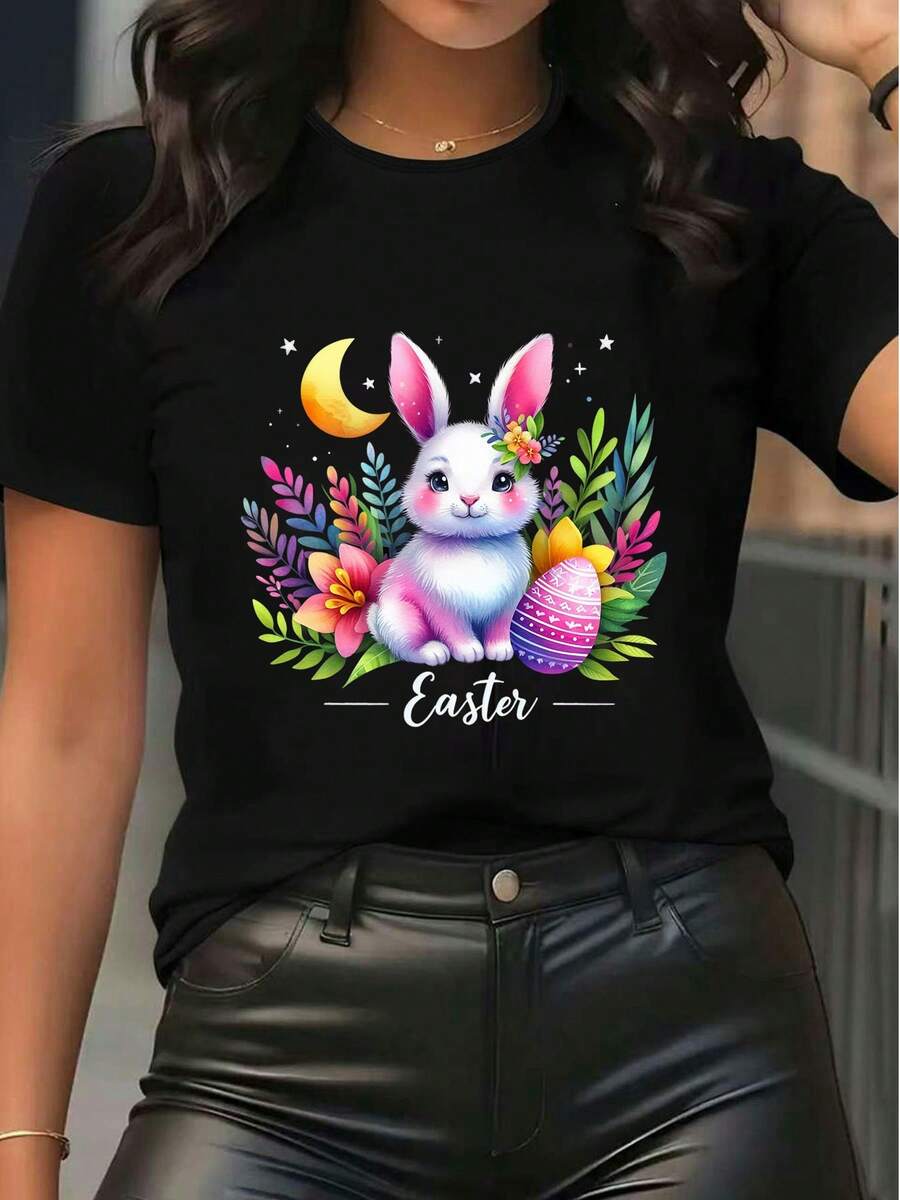 Women T-Shirts - Black - View 1