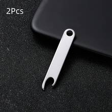 2Pcs Stainless Steel Blank Tags For DIY Crafts - Ideal For Keychains, Bookmarks, Dog Tags & Jewelry Making - Durable Metal Stamping Engraving Blanks With Pre-Punched Hole, Craft Tags - Stainless Steel Hang Tag - View 8
