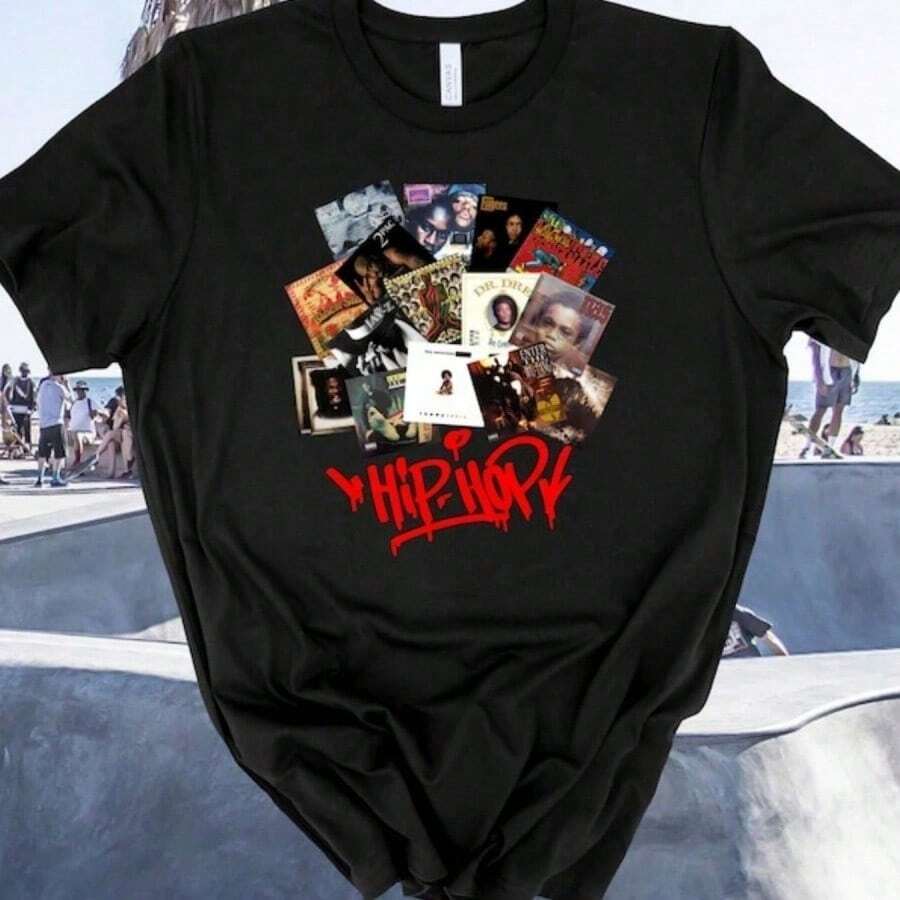 T-Shirt Hip-Hop Anni '90, Maglietta Retrò, Streetwear Vintage Anni '90, Moda Hip-Hop Old School, Regalo Per Papà, Mamma, Festa Della Mamma - 後3 - 查看 1