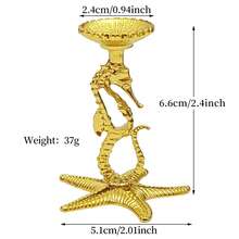 1pc Crystal Ball Display Stand With Seahorse Design, Bohemian Ocean Style Desktop Decor, Suitable For Home, Office, Meditation, Healing, Birthday, Housewarming, Graduation, Wedding Gifts - 1PC - View 13