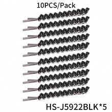 2 chiếc kẹp tóc đính đá lấp lánh, kẹp tóc kiểu móng vuốt, kẹp tóc dự tiệc, phụ kiện tóc, phụ kiện đội đầu, ghim cài tóc - màu đen - Xem 6