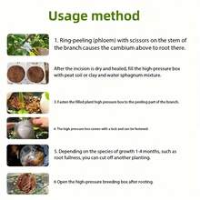 20pcs/10pcs Reusable Plant Root Growing Box, High Pressure Propagation Ball, Botany Rooting & Grafting Device For Fast Plant Propagation, Air Layering Pod - Multiple Styles - View 8