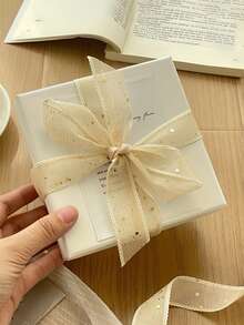Glitter Gift Ribbon, Suitable For Birthday, Wedding, Christmas, Valentine's Day, Durable Polyester Long Ribbon, No Burrs, Used For Gift Wrapping And Floral Arrangement, Luxury Birthday Party Decoration Shiny Decorative Ribbon - Multicolor - View 3