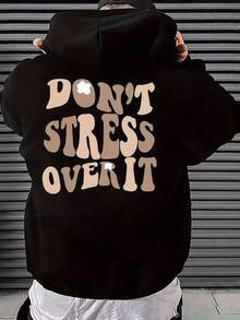 New Spring And Autumn Printed Hoodie Sweatshirt MJL9 - Black - View 1