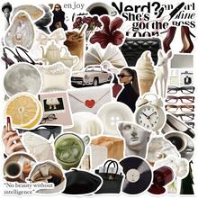 60pcs Clean Girl Office Lady Stickers Decals For Laptop Scrapbook Skateboard Helmet Guitar DIY Aesthetic Stickers - 1 Set - View 13