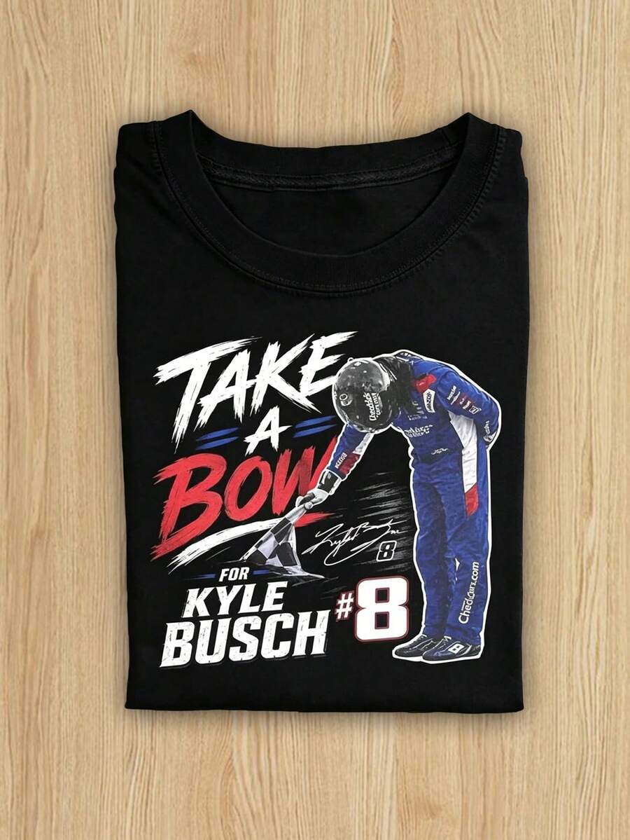 1 PCS Unisex F1 Retro Street Culture T-Shirt, Old School Graphic Print, Comfortable Breathable Cotton For Weekend Racing And Beach Holidays - Black - View 1