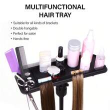 AliLeader Nampan Penata Rambut yang Dapat Diatur dengan Dudukan Wig, Desain Tripod Multifungsi untuk Memudahkan Pemasangan Ekstensi Rambut, Cocok untuk Salon dan Penggunaan di Rumah. - 1PC - View 8