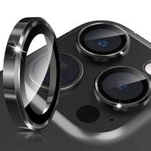 3 Pieces Compatible With IPhone 17 Promax 13 13pormax 15, Black Camera Lens, AR+AF Tempered Glass, Easy To Install, 9H Hardness, Waterproof, Anti Drop And Anti Scratch, Compatible With IPhone 17 Promax Lens Protection Film, High-Definition Transparent Camera Accessories, Compatible With IPhone 13 Lens Protection Film, Mobile Phone Accessories [International Version, Non Local Version] - Multicolor - View 1