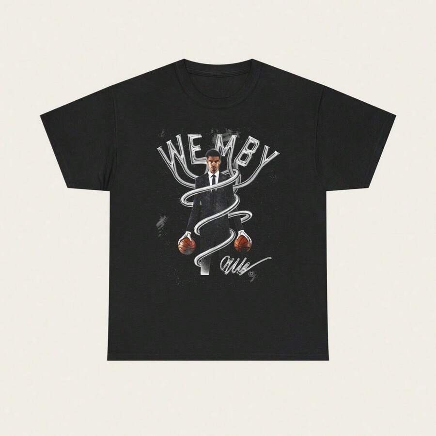 Victor Wembanyama T-Shirt, Stephon Castle, Dylan Harper, Step Bros T-Shirt, Spurs Fan T-Shirt, Funny Basketball T-Shirts - 後 5 - 查看 1