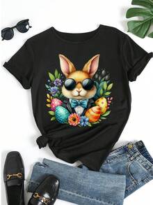 Women T-Shirts - Black - View 5