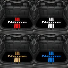 1 pieza Alfombra personalizada para el maletero del coche con diseño a rayas, adecuada para coches, SUV y camiones, diseño minimalista y de moda, fácil de limpiar, accesorio interior automotriz, mejor regalo para el Día del Padre, Navidad, Día de San Valentín - Todo el año, ideal para entusiastas del automóvil - C - Ver 4