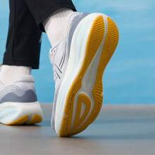 XTEP Nuevos zapatos deportivos para hombres, zapatos de correr cómodos con amortiguación para entrenamiento de fitness - Gris - Ver 6