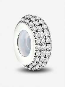 1 pieza Brazalete/Pulsera con diamantes brillantes de moda, adecuado para hacer joyas DIY, accesorio diario para combinar con el atuendo de las mujeres - Cuentas 1 - Ver 12