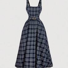 Women Midi Dresses - Apricot - View 6