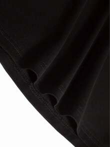 Cuando las solapas no encajan, camisetas divertidas, camisetas de hombre, tallas grandes, cuello redondo, negro, lavable aáquina, 180g, regalo. - Negro - Ver 7