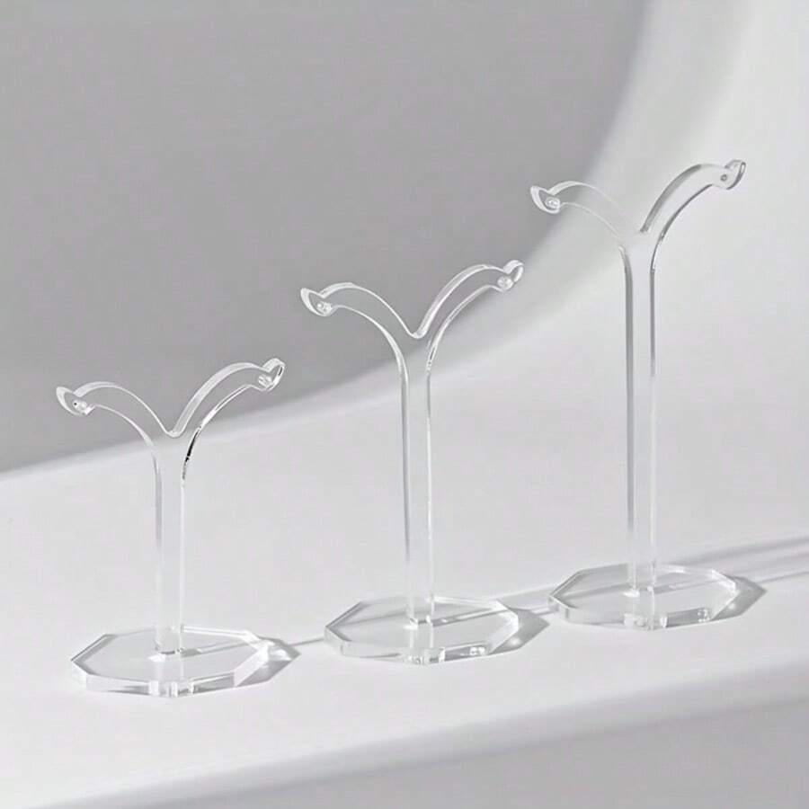 Practical Acrylic Jewelry Storage Display Rack, Suitable For Jewelry Display Storage, Office And Study Supplies - Transparent - View 1