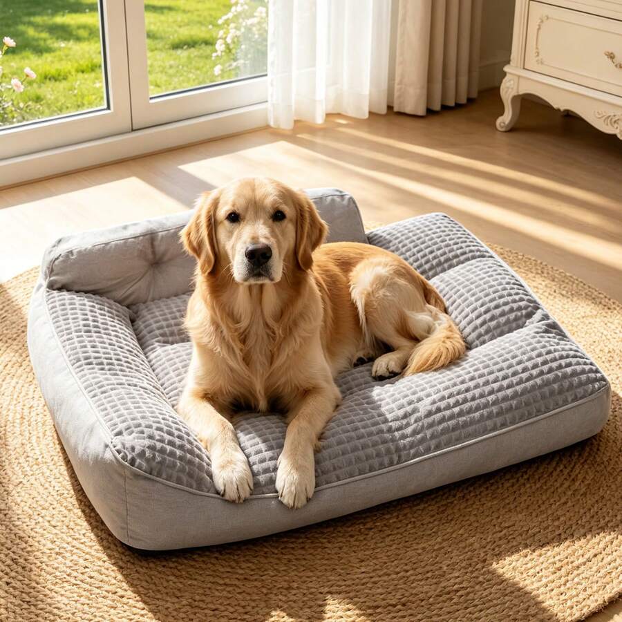 Pet Bed & Crate Mat - Grey - View 1