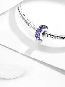 1 pieza Brazalete/Pulsera con diamantes brillantes de moda, adecuado para hacer joyas DIY, accesorio diario para combinar con el atuendo de las mujeres - Cuentas 1 - Ver 7