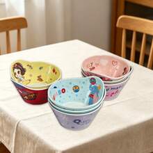 1pc Disney Cartoon Deep Bowl , Tableware Cute And Fun For Birthday Party, Exquisite And Durable Deep Bowl - Multicolor - View 5