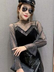 Women Blouses & Shirts - Black - View 2