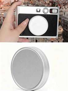 1pc Dustproof & Waterproof Aluminum Alloy Camera Protective Case, Compatible With Fujifilm Mini Camera Lens Protective Cover, Camera Protective Shell, Camera Cap, Instant Camera, Camera Accessories - View 2