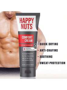 Free Shipping- HAPPY NUTS Men's Self Care Comfortable Deodorizing Cream Skincare Products: Scratch Resistant, Sweatproof, Odorous, Aluminum Free Men's Deodorizer, Exclusive Skin Care, Suitable For Men's Personal Parts 3.4 Oz ,Korean Skincare Products - 5pcs - 查看 7