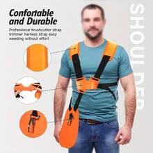 Comfortable Fit Adjustable Shoulder Strap, Suitable For Lawn Mowers And Weeders - Unisex Durable Shoulder Strap, Perfect Choice For Outdoor Lawn Work - A - View 3