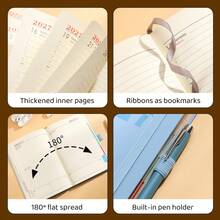 2027 English Version Cross-Border Calendar Planner, Trade Notebook, Work Efficiency Record Book, Bandage Planner - Multicolor - View 5